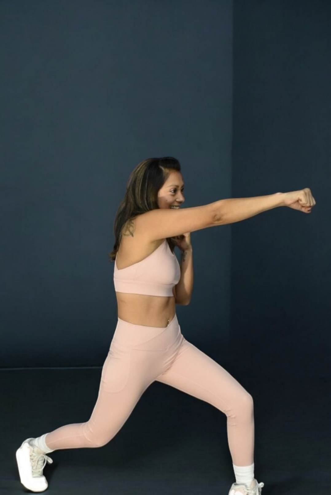 Pink yoga leggings