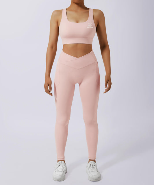 Pink yoga set