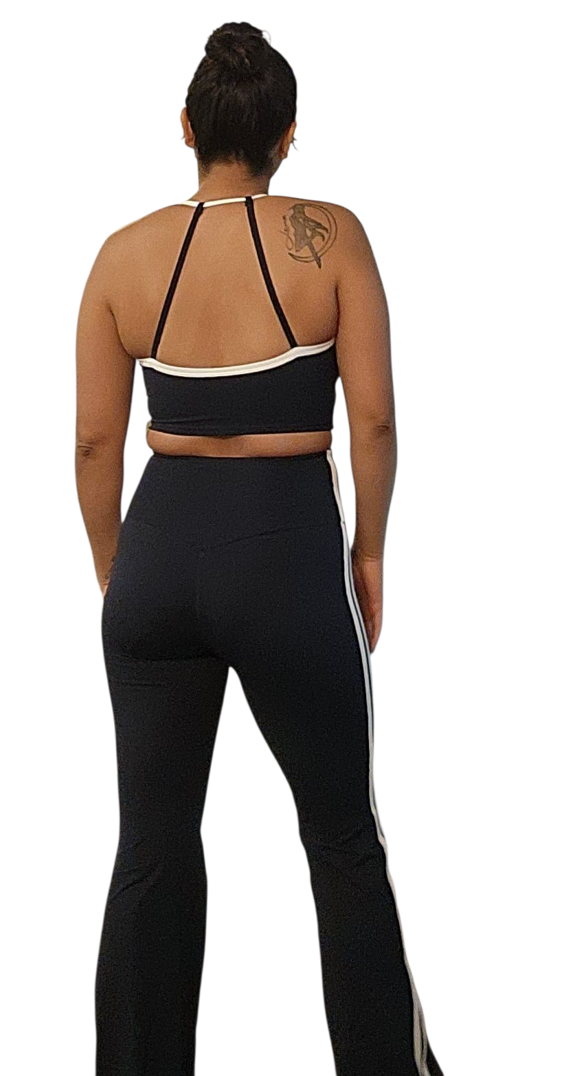 Flare leggings set.