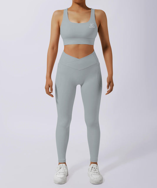 Gray Yoga Set